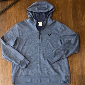 Nike Disney golf Blue Zip-Up Men's Sweater